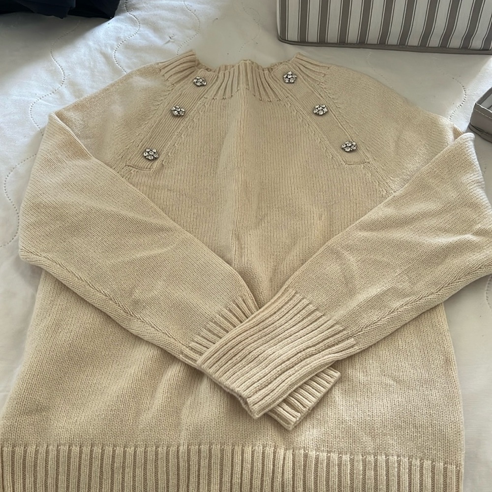 J Crew jeweled sweater